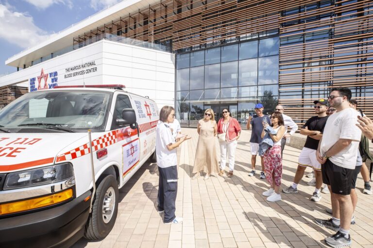 Patricia Abrams and Michael Dangoor Ambulance Dedication