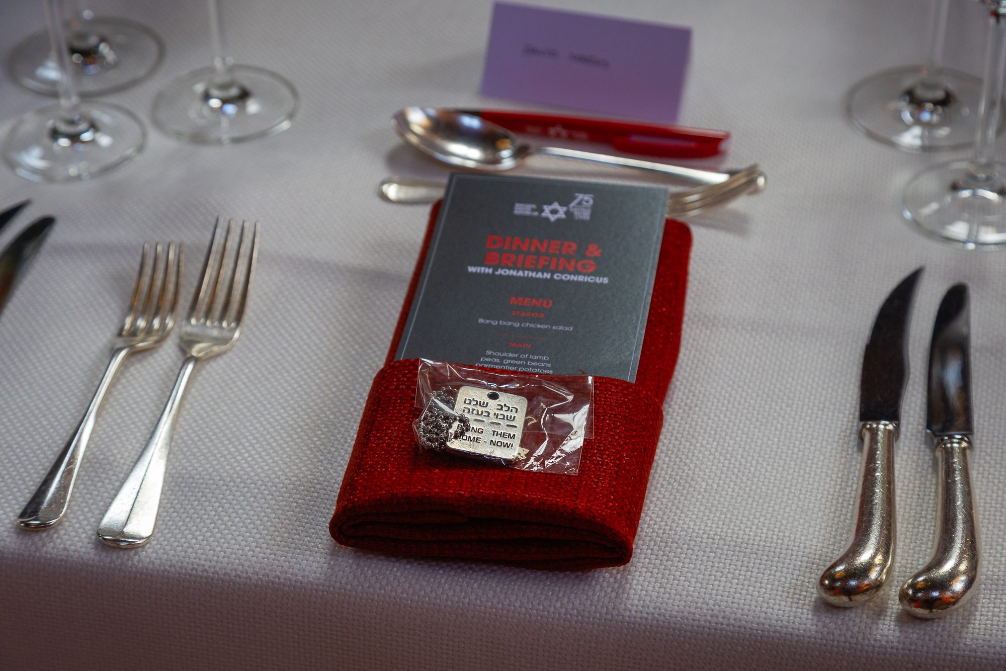 Dinner and Briefing Conricus