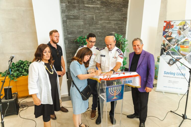 Barry Segal of The Joseph Storehouse Trust and Vision for Israel Dedication